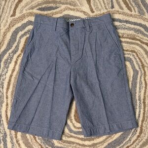 Brooks Brothers Classic Blue Flat Front Shorts